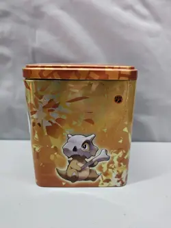 Pokemon TCG Mini Tin 2022 Farfetchd Lycanroc Cubone Mienshao Storage Box Empty - Image 2