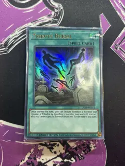 Yugioh Tribute Burial LART-EN053 Ultra Rare Limited Edition SEALED - Image 1