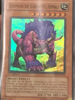 Behemoth The King Of All Animals 1st Edition Rainbow Holo +4 Yu-Gi-Oh! DeckCards - Image 2