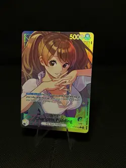 One Piece TCG Charlotte Pudding OP08-058 Alt Art Leader Two Legends English NM/M - Image 1