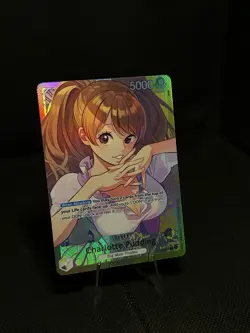 One Piece TCG Charlotte Pudding OP08-058 Alt Art Leader Two Legends English NM/M - Image 2