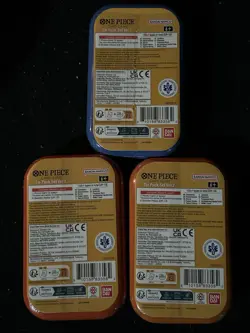 One Piece Vol.2 Tin Set TS-02 OP-13 Lot of 3 Sealed - Image 2