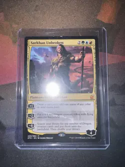 Sarkhan Unbroken Dragons of Tarkir Magic the Gathering Card - Image 1
