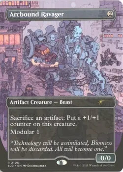MTG Arcbound Ravager (2105) *Non-Foil* Borderless Secret Lair: Deathburger MT/NM - Image 1