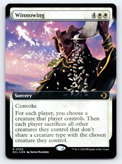 Winnowing Extended Art FOIL - Lorwyn Eclipsed MTG - Image 1