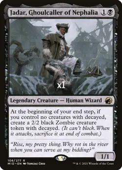 MTG Innistrad: Midnight Hunt MID Jadar, Ghoulcaller of Nephalia MINT (SELECT) - Image 2