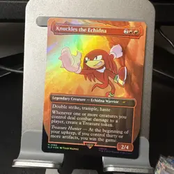 Magic The Gathering Sonic Secret Lair - Knuckles The Echidna - 2082 Foil - Image 1