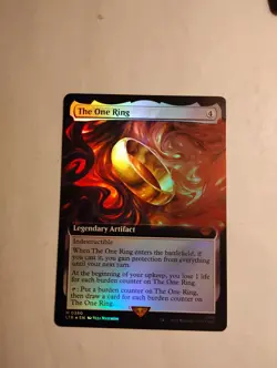 The one ring extended art foil MTG LOTR - Image 1