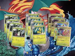 4x Chikorita 4x Bayleef 4x Meganium Mega Evolution Pokemon Playset - Image 1