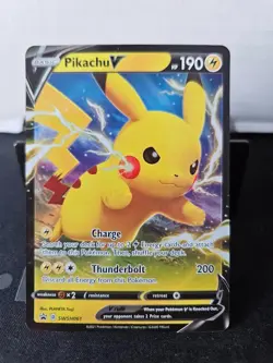 Pikachu V SWSH061 SWSH: Sword & Shield Black Star Promo Pokemon Card - Image 1