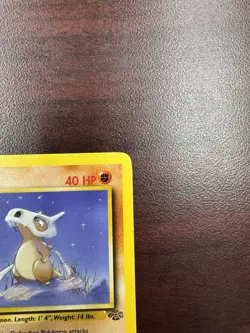 Cubone 1st edition Common Jungle 50/64 Vintage Pokemon Card LP - Image 4