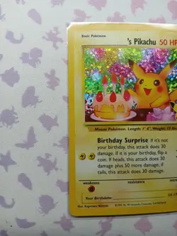 Pokemon Celebrations: Classic Collection #24/53 ______'s Pikachu (Birthday) - Image 3