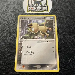 MEOWTH Δ 71/110 COMMON HOLON PHANTOMS POKEMON LP - Image 1