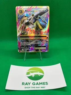 Pokemon TCG M Blastoise EX 102/108 XY Evolutions Full Art Mega Ultra Rare DMG - Image 1