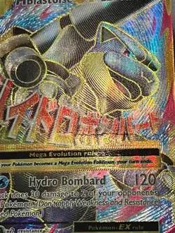 Pokemon TCG M Blastoise EX 102/108 XY Evolutions Full Art Mega Ultra Rare DMG - Image 4