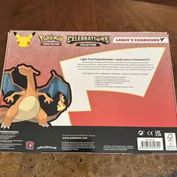 Pokemon TCG Celebration Box Lance's Charizard V Brand New Sealed Free Shipping 820650809392 - Image 2