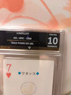 Pokemon TCG Jumpluff Pristine Grade 10 Gold Poker set Get Graded - Image 2