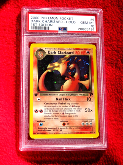 🔥🔥2000 Pokemon Rocket #4 Dark Charizard -Holo 1ST Edition PSA 10 GEM MT. 🔥🔥 - Image 2
