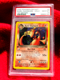 🔥🔥2000 Pokemon Rocket #4 Dark Charizard -Holo 1ST Edition PSA 10 GEM MT. 🔥🔥 - Image 4