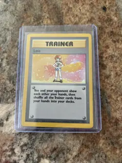 Pokemon TCG Lass Trainer 75/102 Base Set Rare Non-Holo - Image 1