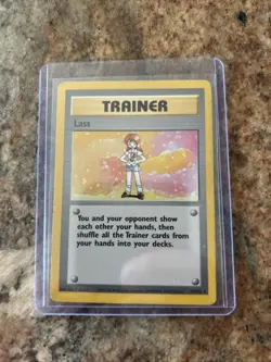 Pokemon TCG Lass Trainer 75/102 Base Set Rare Non-Holo - Image 3