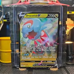 Dracovish V Brilliant Stars Ultra Rare Pokemon TCG 114/172 Sword & Shield - Image 1