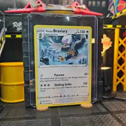 Hisuian Braviary Astral Radiance Pokemon TCG 132/189 Sword & Shield SWSH10 Rare - Image 3