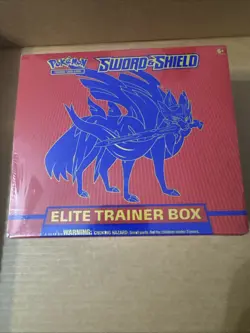 Pokemon Zacian Sword and Shield ETB Elite Trainer Box Factory Sealed - Image 1