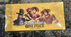 Sealed Case - One Piece DISPLAY 12x Mini Tin Pack Set VOL. 2 TS-02 TS02 English - Image 1