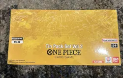 Sealed Case - One Piece DISPLAY 12x Mini Tin Pack Set VOL. 2 TS-02 TS02 English - Image 4