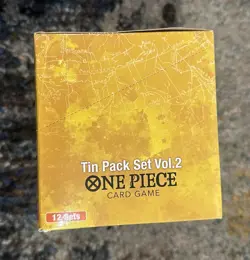 Sealed Case - One Piece DISPLAY 12x Mini Tin Pack Set VOL. 2 TS-02 TS02 English - Image 5
