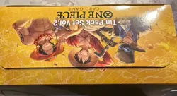 New One Piece Card Game Tin Pack Set Vol.2 [TS-02] Display 12x Tins English Op13 - Image 2
