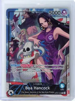 Boa Hancock (2025 PSA Magazine Promo) OP07-038 One Piece Promo Card Foil *Crease - Image 1