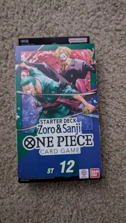 One Piece TCG Zoro & Sanji Starter Deck ST-12 English (SEALED) - Image 1