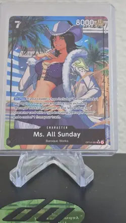 One Piece CCG: The Azure Sea’s Seven - Ms. All Sunday Alt Art OP14-084 - English - Image 1