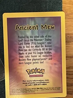 Ancient Mew Holo Pokemon TCG Card - Mint - NM - Image 4