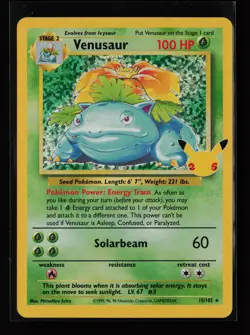 Venusaur 15/102 Celebrations: Classic Collection Pokemon Card - Image 1