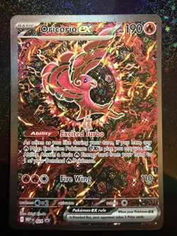 Pokemon TCG Oricorio 023 Black Star Promo Card Near Mint Charizard UPC Promo - Image 1