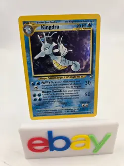 Kingdra - 8/111 - Pokemon Neo Genesis Unlimited Holo Rare Card WOTC LP+/NM - Image 1
