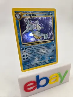 Kingdra - 8/111 - Pokemon Neo Genesis Unlimited Holo Rare Card WOTC LP+/NM - Image 2
