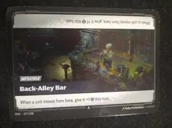 BACK-ALLEY BAR 277/298 RIFTBOUND LEAGUE OF LEGENDS RARE FOIL ENGLISH CARD - Image 1