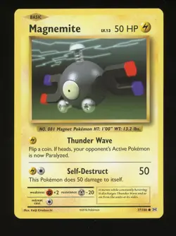 MAGNEMITE 37/108 Evolutions Set Pokemon Card Mint - Image 1