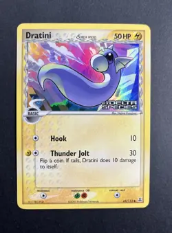 Pokemon TCG Dratini EX Delta Species 65/113 Reverse Holo 50HP Common Card - Image 1