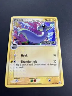 Pokemon TCG Dratini EX Delta Species 65/113 Reverse Holo 50HP Common Card - Image 2