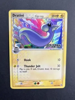 Pokemon TCG Dratini EX Delta Species 65/113 Reverse Holo 50HP Common Card - Image 3