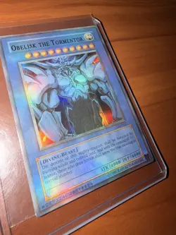 Obelisk the Tormentor GBI-002 Secret Rare Yu-Gi-Oh! God Card LP (HOLO BLEED) - Image 1