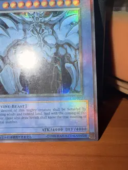 Obelisk the Tormentor GBI-002 Secret Rare Yu-Gi-Oh! God Card LP (HOLO BLEED) - Image 3