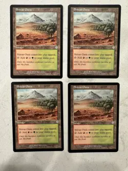 Magic the Gathering MTG Shivan Oasis Invasion Set Play Set Of 4 Cards - Image 1