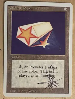 MTG ARTIST PROOF Revised Celestial Prism AP Sketch Art Amy WEBER Magic - Image 2