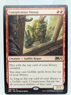 Conspicuous Snoop MTG Core Set 2021 Non-foil Lightly Played - Image 1